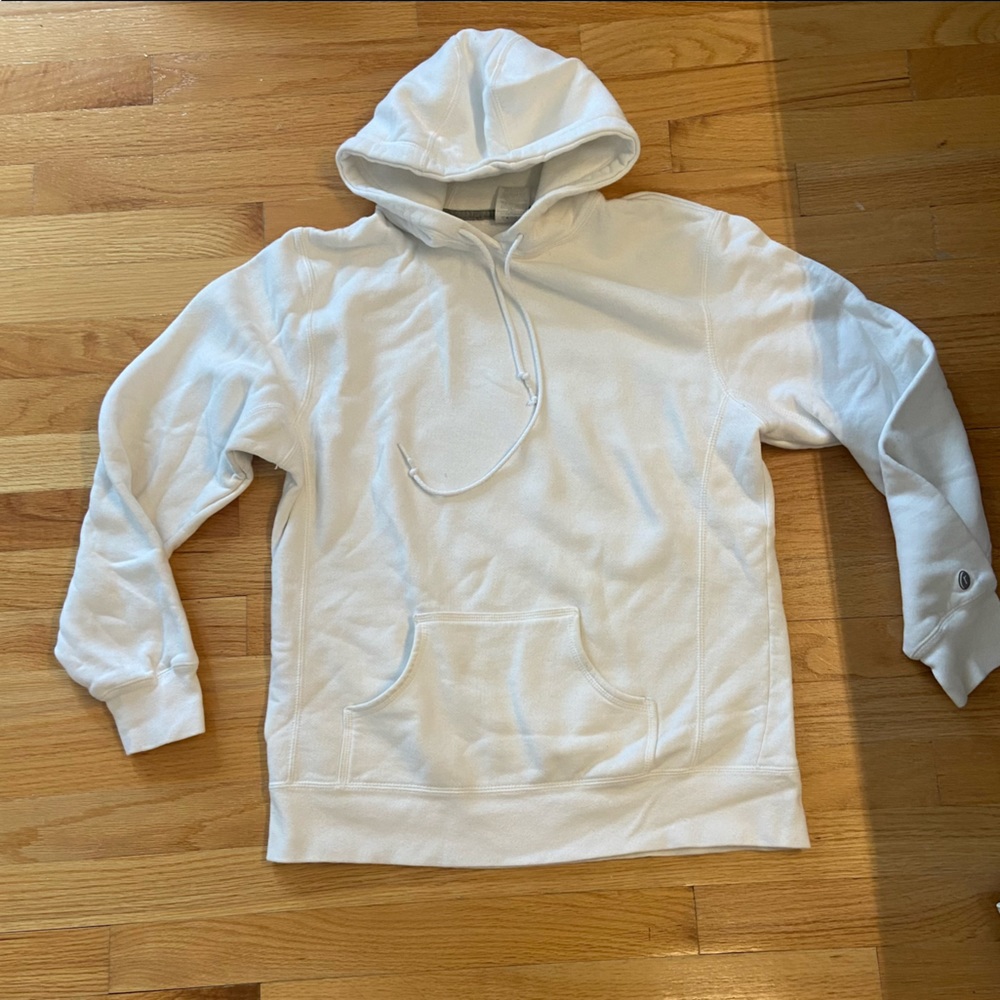 White Hoodie Sweatshirt